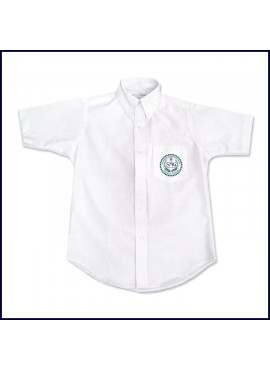 Oxford Shirt: Short Sleeve with School Logo