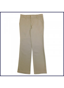 Khaki Flat Front Slacks