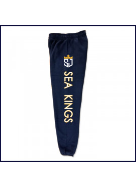 Fleece Sweatpants with Sea Kings Logo on Leg