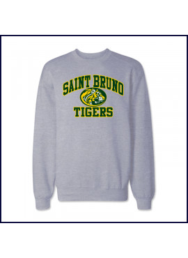 Crew Neck Sweatshirt with Large SB Tiger Logo 