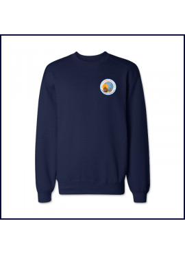 Crew Neck Sweatshirt with School Logo