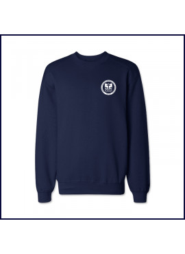 Crew Neck Sweatshirt with School Logo