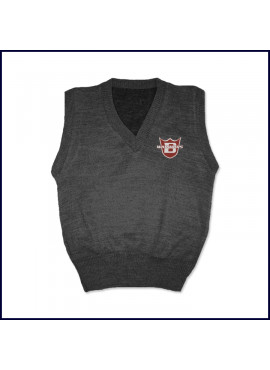 Sweater Vest with Embroidered Logo