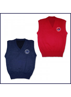 Sweater Vest with Embroidered Logo