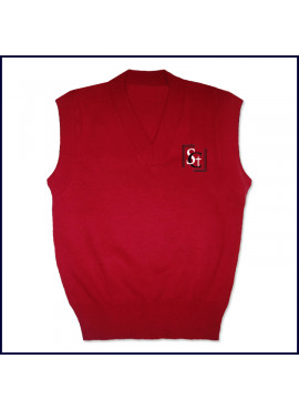 Sweater Vest with 'SC' Embroidered Logo