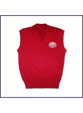Sweater Vest with School Emblem