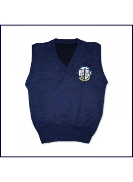 Sweater Vest with School Emblem