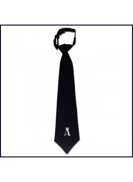 Prep Tie with Embroidered "A" Crown Logo