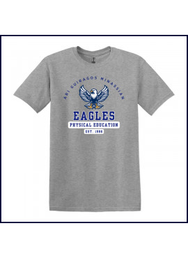 PE T-Shirt with Large Eagles Logo