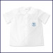 Round Collar Blouse: Short Sleeve with FABBA Logo on Pocket