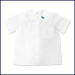 Round Collar Blouse: Short Sleeve with GA Logo on Collar