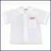 Round Collar Blouse: Short Sleeve with School Logo Above Pocket