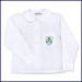 Round Collar Blouse: Long Sleeve with School Logo