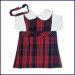 Doll Uniform Bib Top Jumper Set 