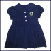 Peter Pan Dress with Embroidered Logo
