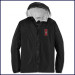 Hooded Jacket with Embroidered Logo