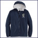 Hooded Jacket with Embroidered Logo