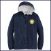 Hooded Jacket with School Emblem