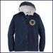 Hooded Jacket with School Emblem