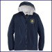 Hooded Jacket with School Emblem
