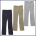 Boys Flat Front Pants with MD Embroidered Logo