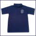 Classic Mesh Polo Shirt: Short Sleeve with St. Anne Embroidered Crest Logo