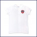 White Girls Mesh Polo Shirt: Short Sleeve with Fiberlok Logo