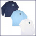 Unisex Mesh Polo Shirt: Long Sleeve with School Logo