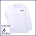 White Unisex HRSJ Mesh Polo: Long Sleeve