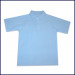Light Blue Classic Mesh Polo Shirt: Short Sleeve