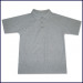 Grey Classic Mesh Polo Shirt: Short Sleeve