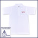 White HRSJ Unisex Mesh Polo: Short Sleeve