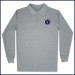 Classic Polo Shirt: Long Sleeve with School Logo