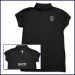 Black Girls Performance Polo Shirt: Short Sleeve with Embroidered OLu Shield & Cross