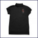 Black Girls Performance Polo with JSerra Logo