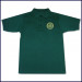 Unisex Performance Polo Shirt: Short Sleeve with School Logo