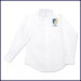 Oxford Shirt: Long Sleeve with Embroidered Logo Above Pocket