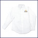 Oxford Shirt: Long Sleeve with Embroidered Logo Above Pocket