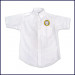 Oxford Shirt: Short Sleeve with School Logo Above Pocket