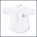 Oxford Shirt: Short Sleeve with Formal Logo on Pocket