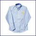 Oxford Shirt: Long Sleeve with Embroidered V Logo Above Pocket