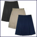 Solid 2-Pleat Skirt: Longer Length