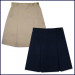 Solid 2-Pleat Skirt
