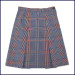 Plaid 08N 2-Pleat Skirt
