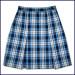 2-Pleat Skirt: Plaid 686
