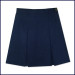 Navy 2-Pleat Skirt