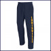 Fleece Sweatpants: Open Bottom with Large Louisville Logo on Leg