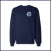 Navy Crew Neck Sweatshirt with Fiberlok Logo