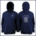 Hooded Pullover Sweatshirt with School Logo on Front & Large Griffin Logo on Back