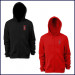 Zip Front Hooded Sweatshirt with Embroidered Logo